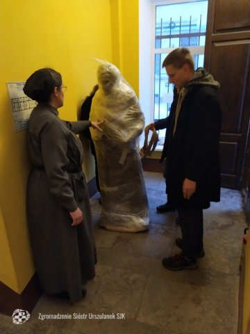Figura św. Urszuli w Petersburgu